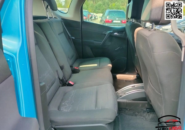 Opel Meriva cena 21500 przebieg: 202452, rok produkcji 2010 z Jeziorany małe 742